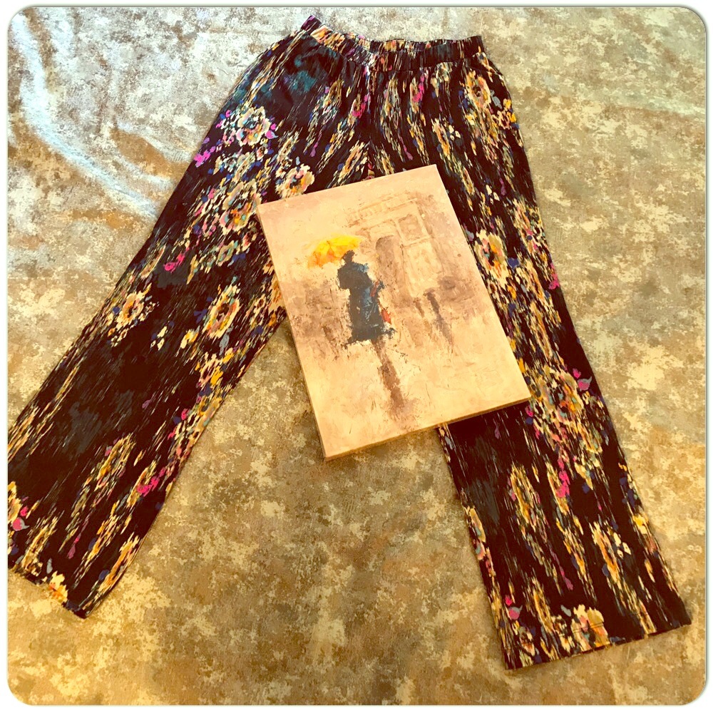 New Directions Petite Boho Yoga Pants🧘🏿‍♀️
